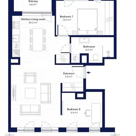 아파트 Modern 3r Home, Ac, Seaview, Parking *